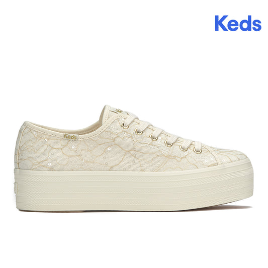 Keds Women's Triple Up Lace Cel Cream (WF68439)