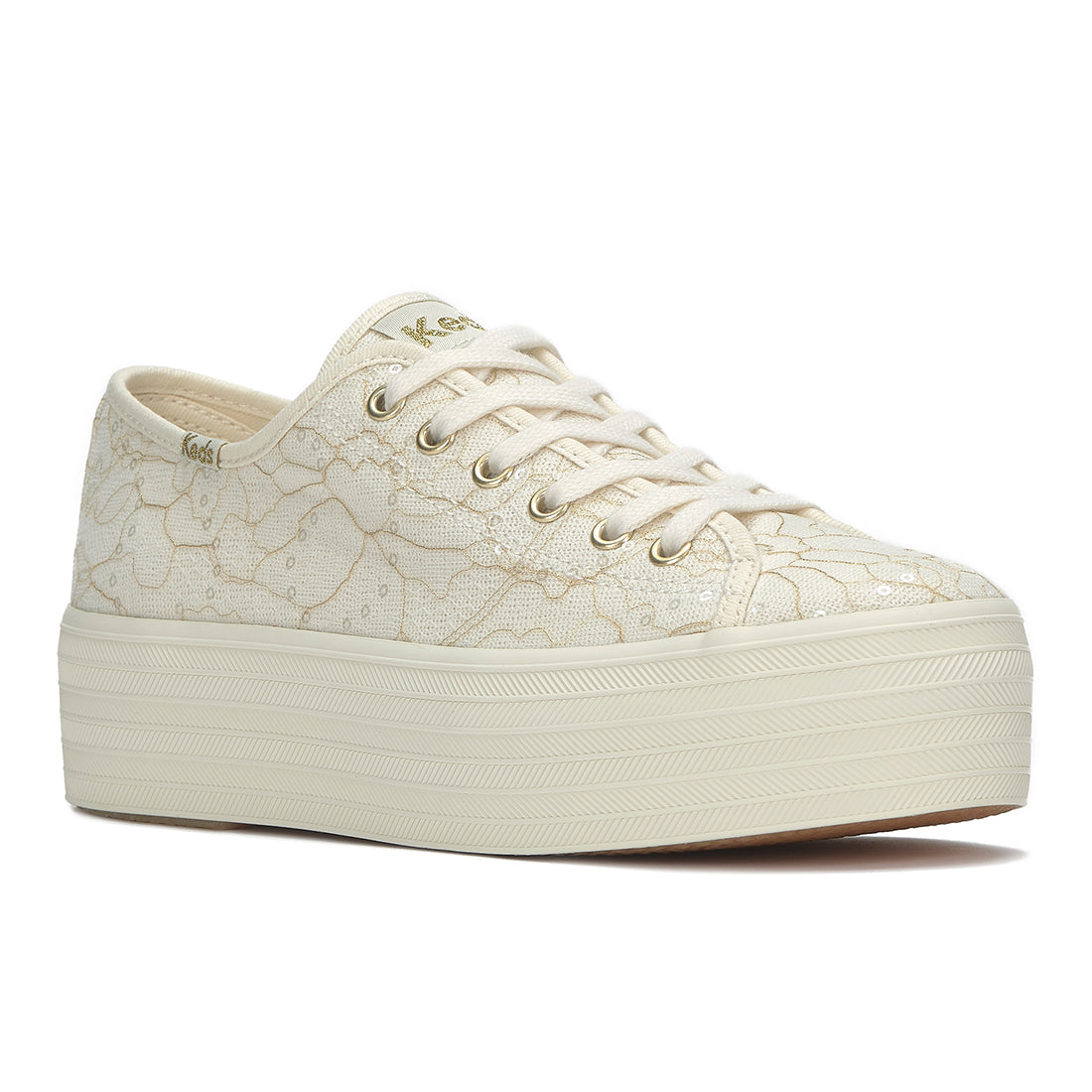 Keds Women's Triple Up Lace Cel Cream (WF68439)