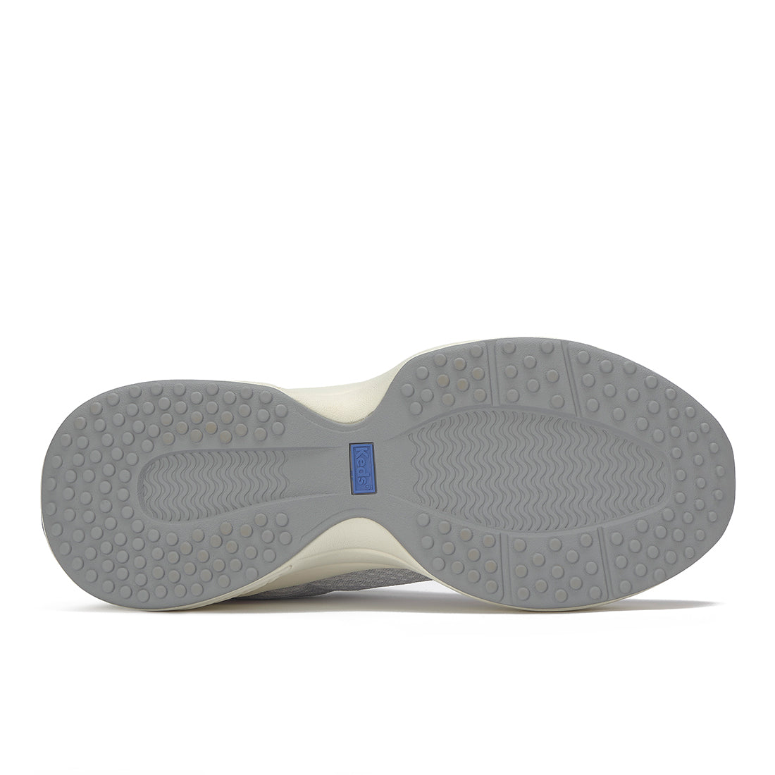 Keds Women's Cross City Trainer Leather/Mesh Sneaker Grey/Silver (WF68473)