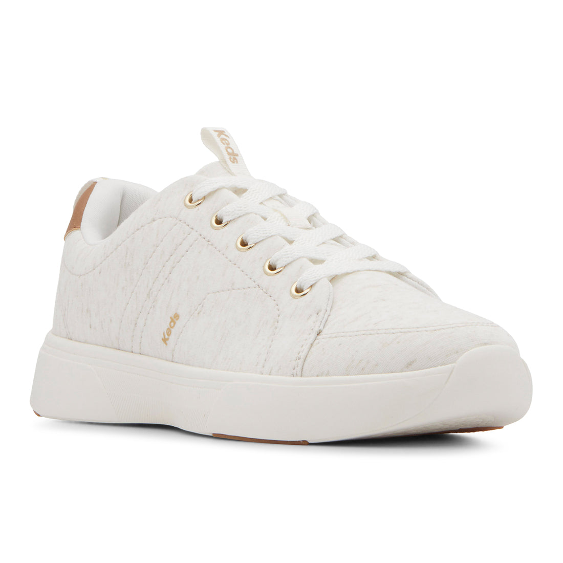 Keds Women's Blisswalk Lace Jersey Sneaker Oatmeal/Cognac (WF68539-BLISLC5A280)