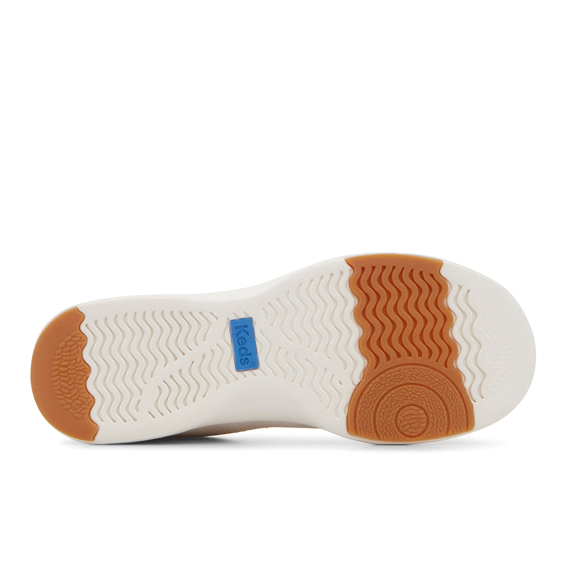 Keds Women's Blisswalk Lace Engineered Knit Sneaker Snow White/Gold (WF68541-BLISLC5110)