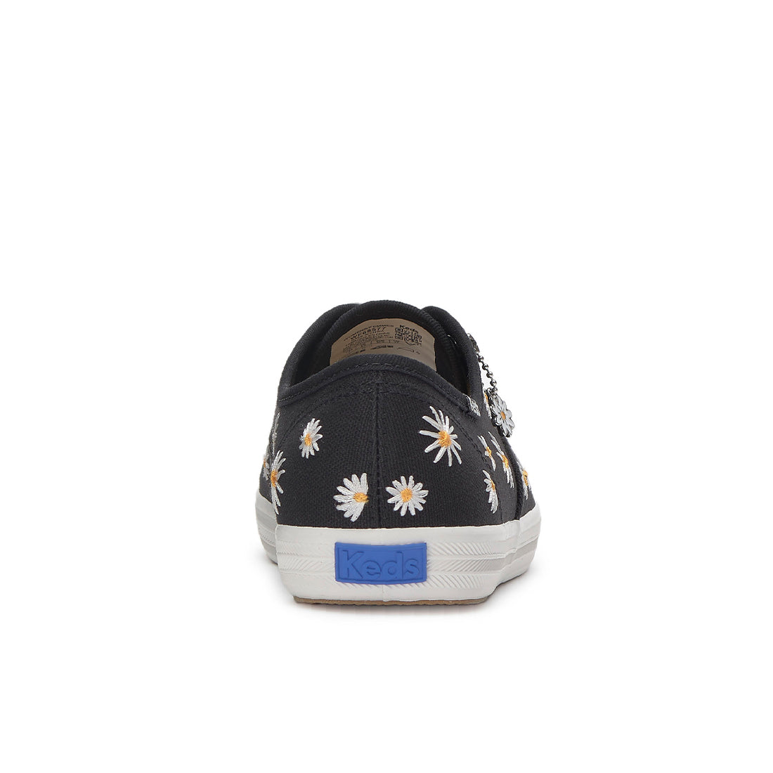 Keds Womens Champion Canvas Daisy Embroidery Sneaker Black (WF68577)