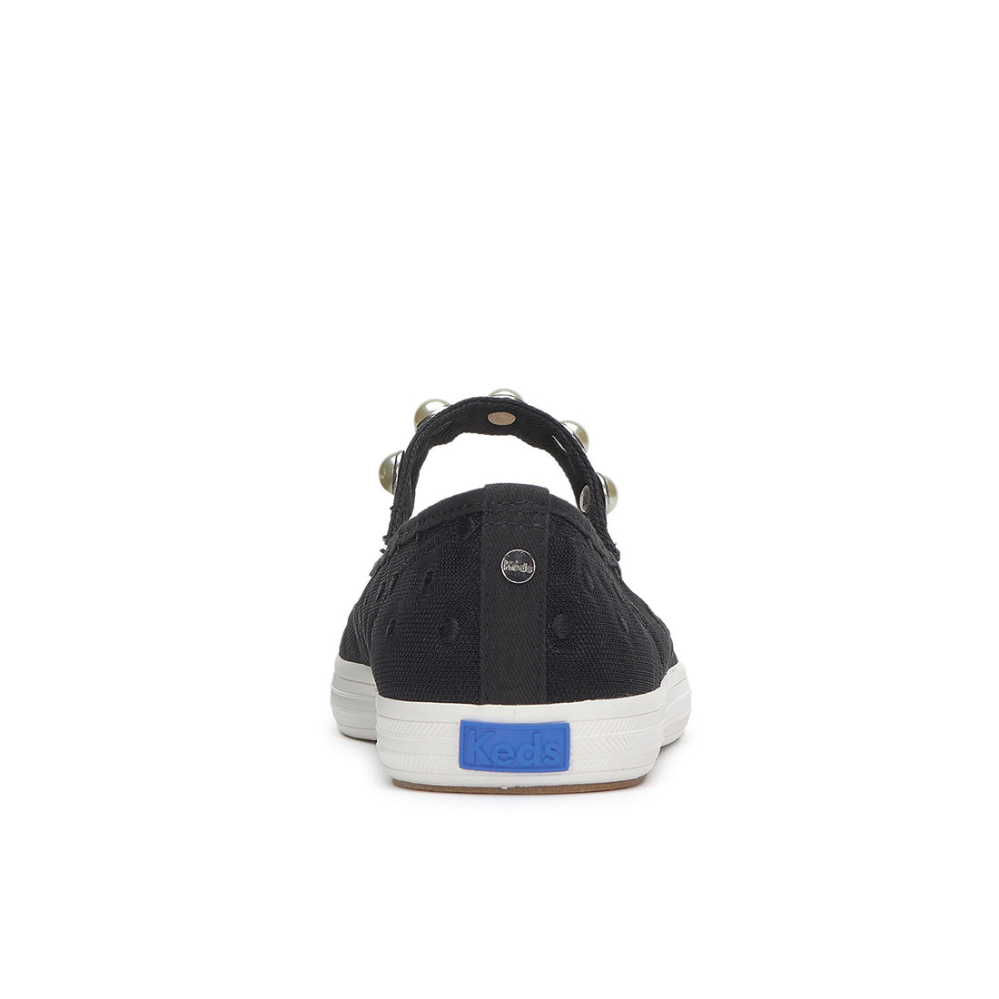 Keds Women's Keds Square Toe Mary Jane Mesh Embroiderd Dots Black (WF68588)