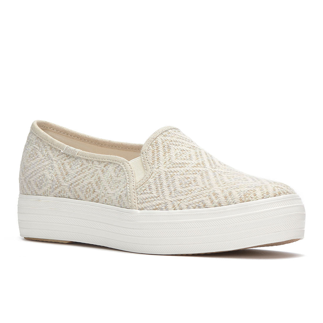 Keds Women's Triple Decker Diamond Woven Natural (WF68616)