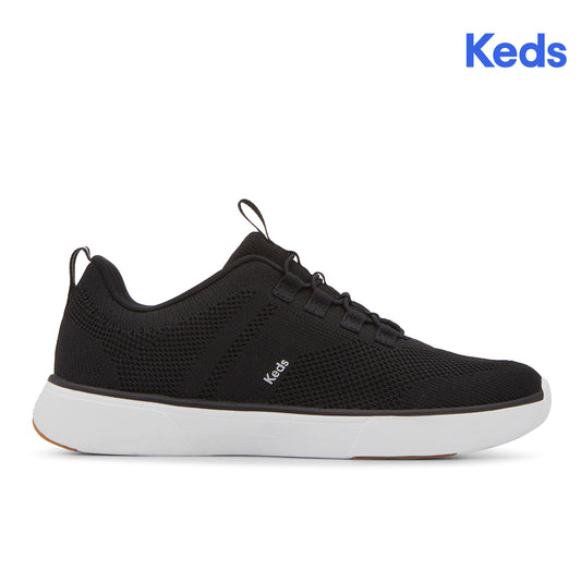 Keds Women's Blisswalk Alt Engineered Knit Sneaker Black/White (WF68649-BLISAL5003)