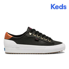 Load image into Gallery viewer, Keds Demi Trx Leather Women&#39;s Sneakers (Black) WH65524
