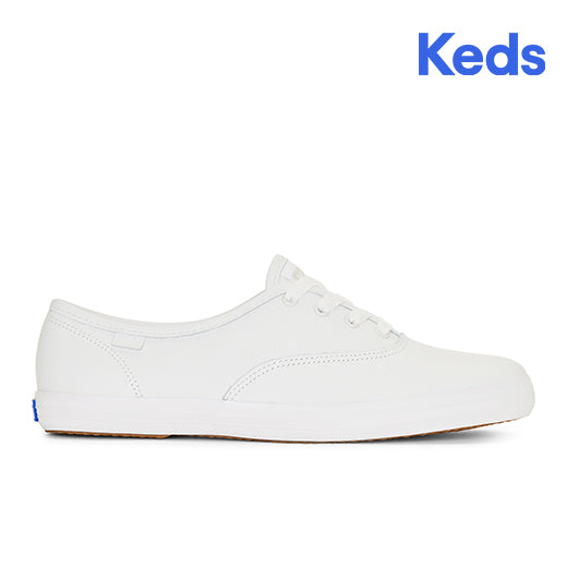 Keds Women's Champion Premium Leather Sneaker Off White (WH67559)