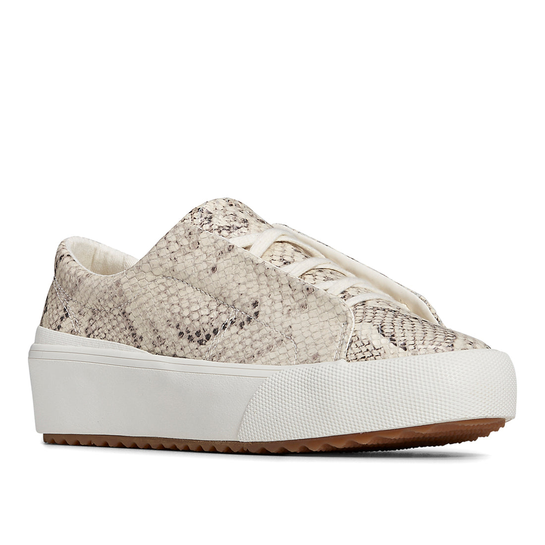 Keds Women's Remi Leather Snakeskin Sneaker Cream (WH67800)