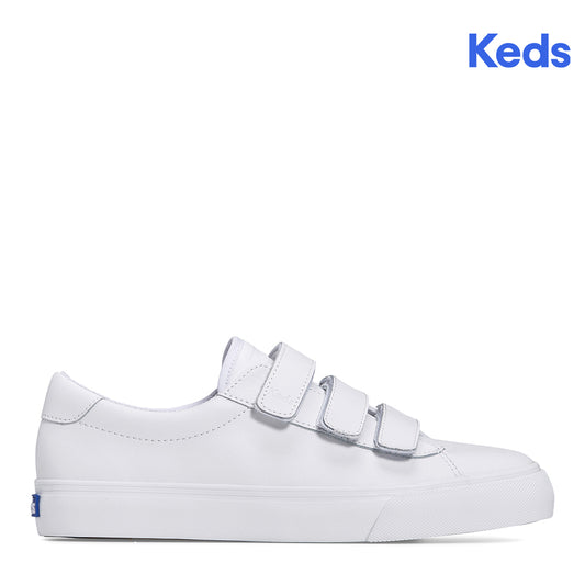 Keds Women's Jump Kick V Leather Sneaker White (WH67865)