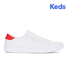 Load image into Gallery viewer, Women&#39;s Ace Leather Sneaker White / Red (WH67878)
