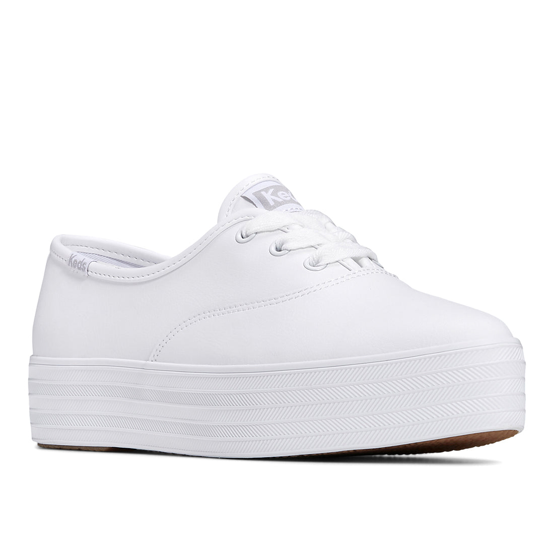 Keds Women's Point Leather Sneaker White (WH67982)