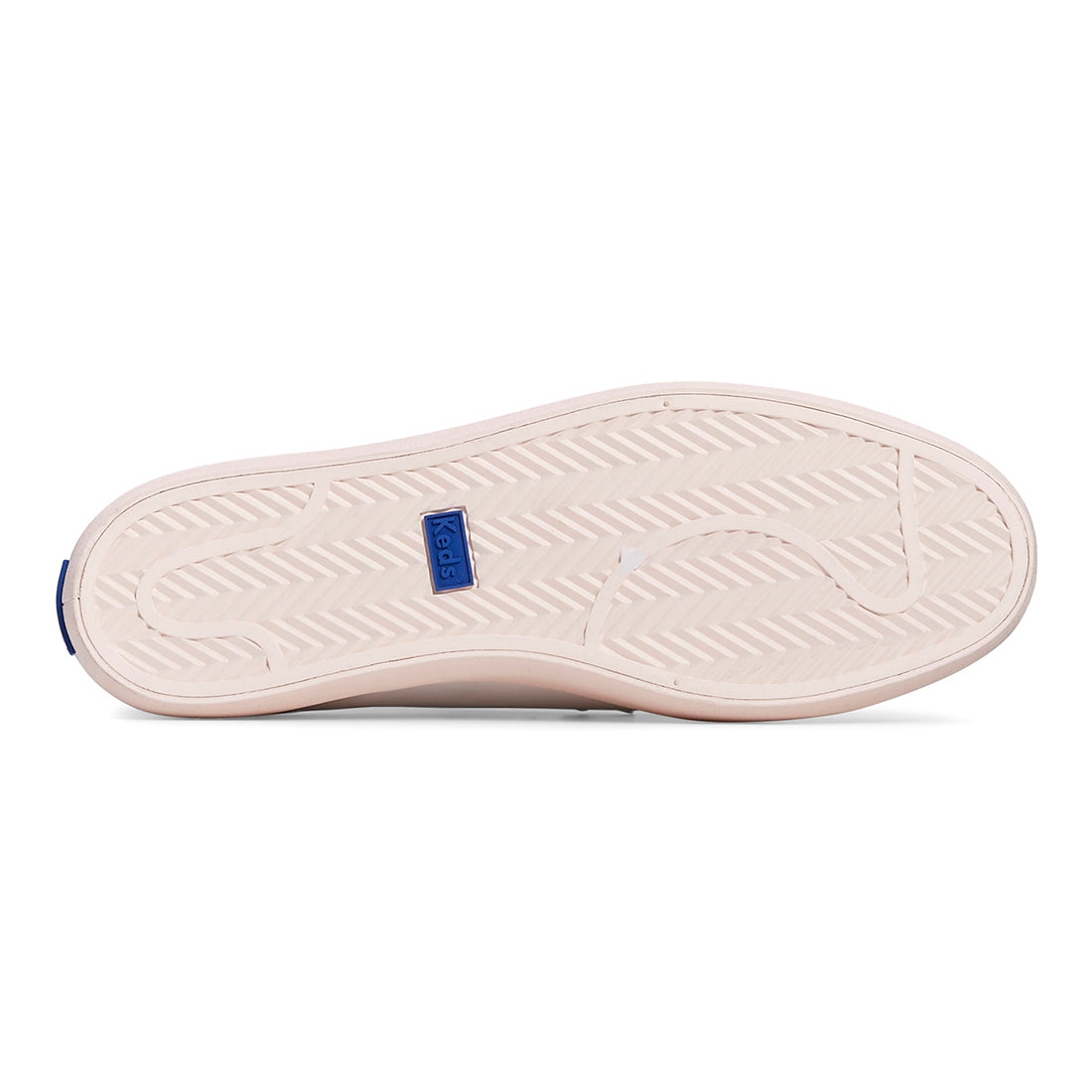 Keds Women's Kickback Leather Pop Foxing SMU Sneaker White/Blush (WH67986)