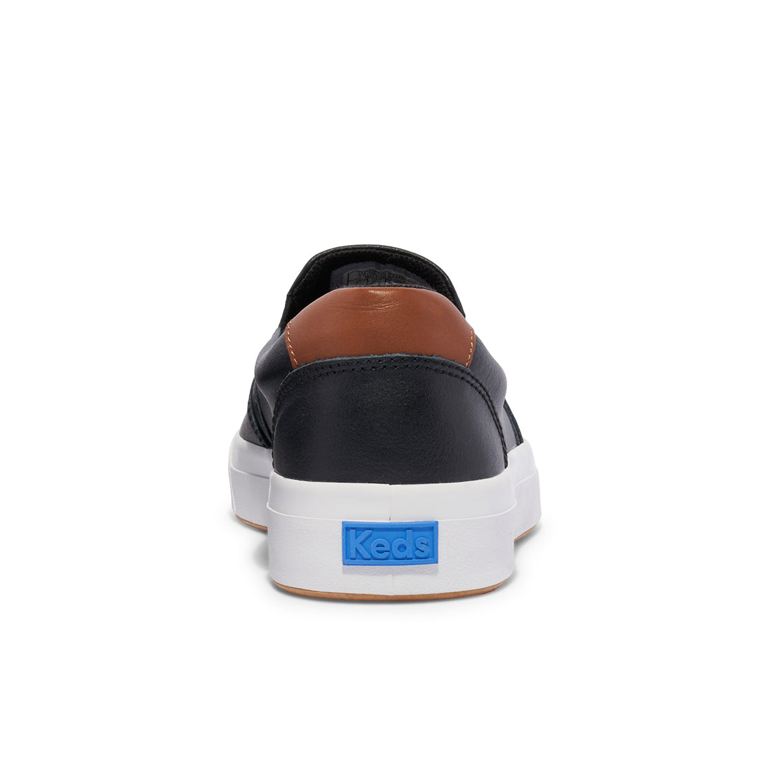 Keds Womens' Pursuit Slip Leather Black (WH68022)