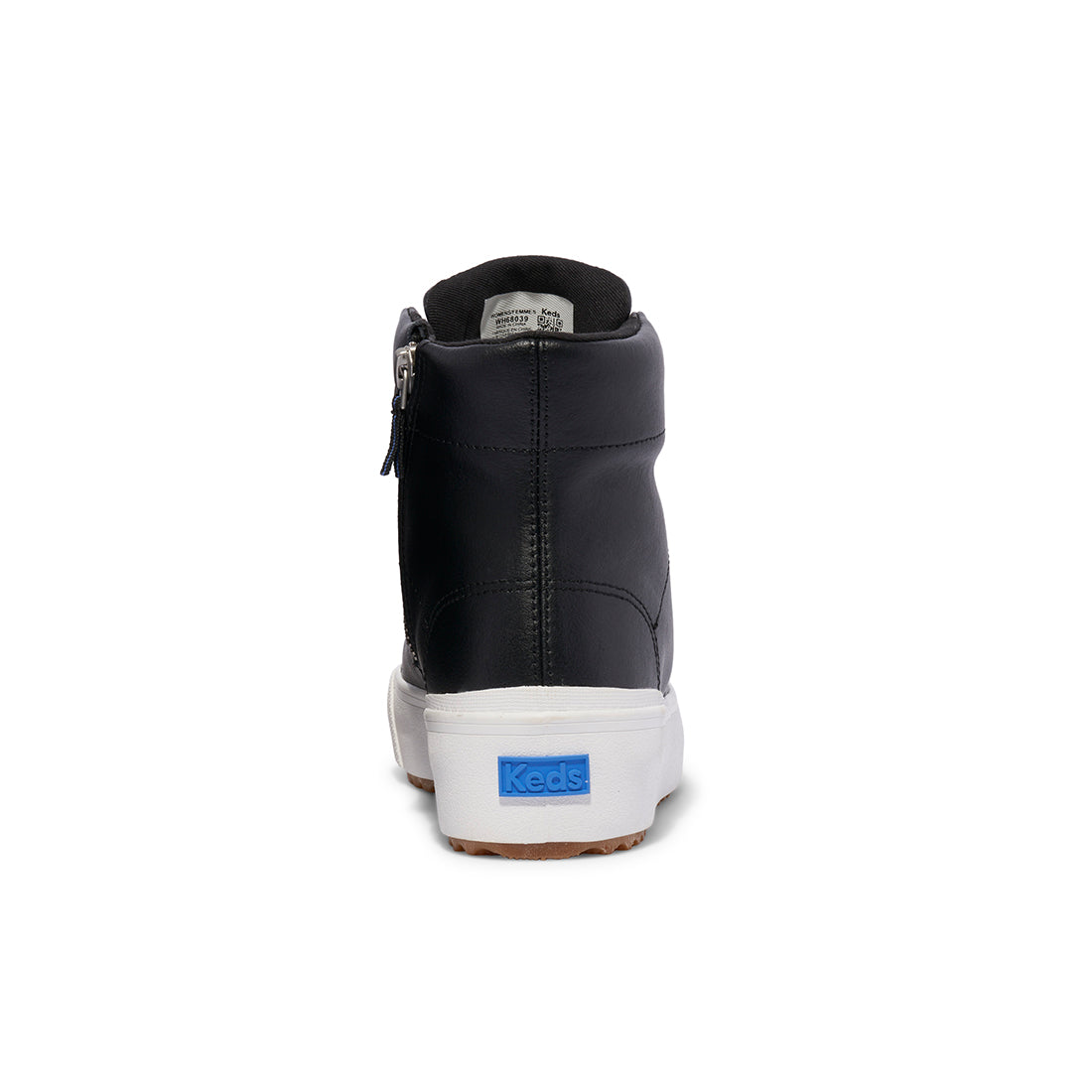 Keds Womens' Remi Mid Zip Leather Black (WH68039)
