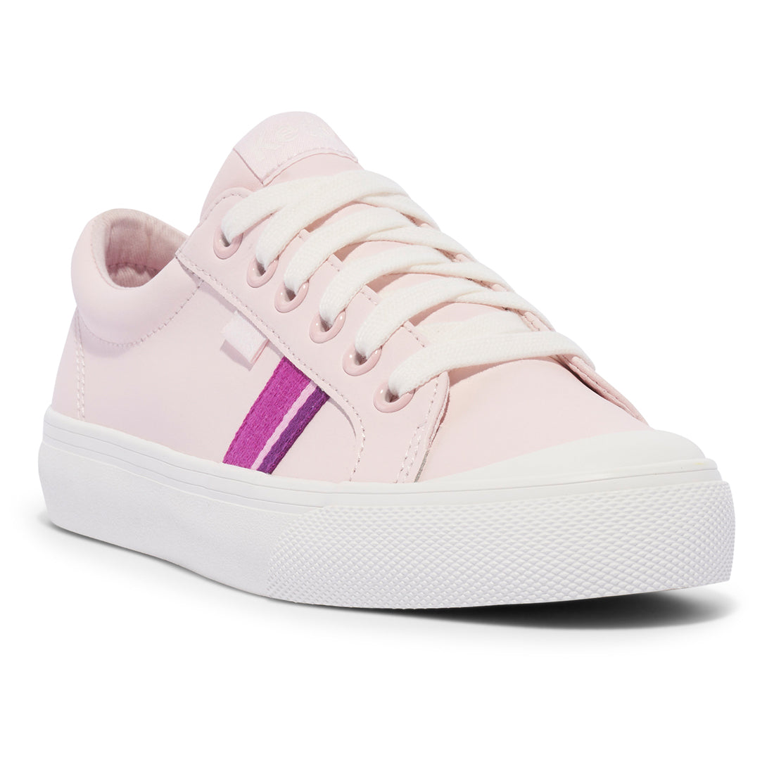 Keds Womens' Jump Kick Leather Toe Cap Sneaker Pink/Purple (WH68182)