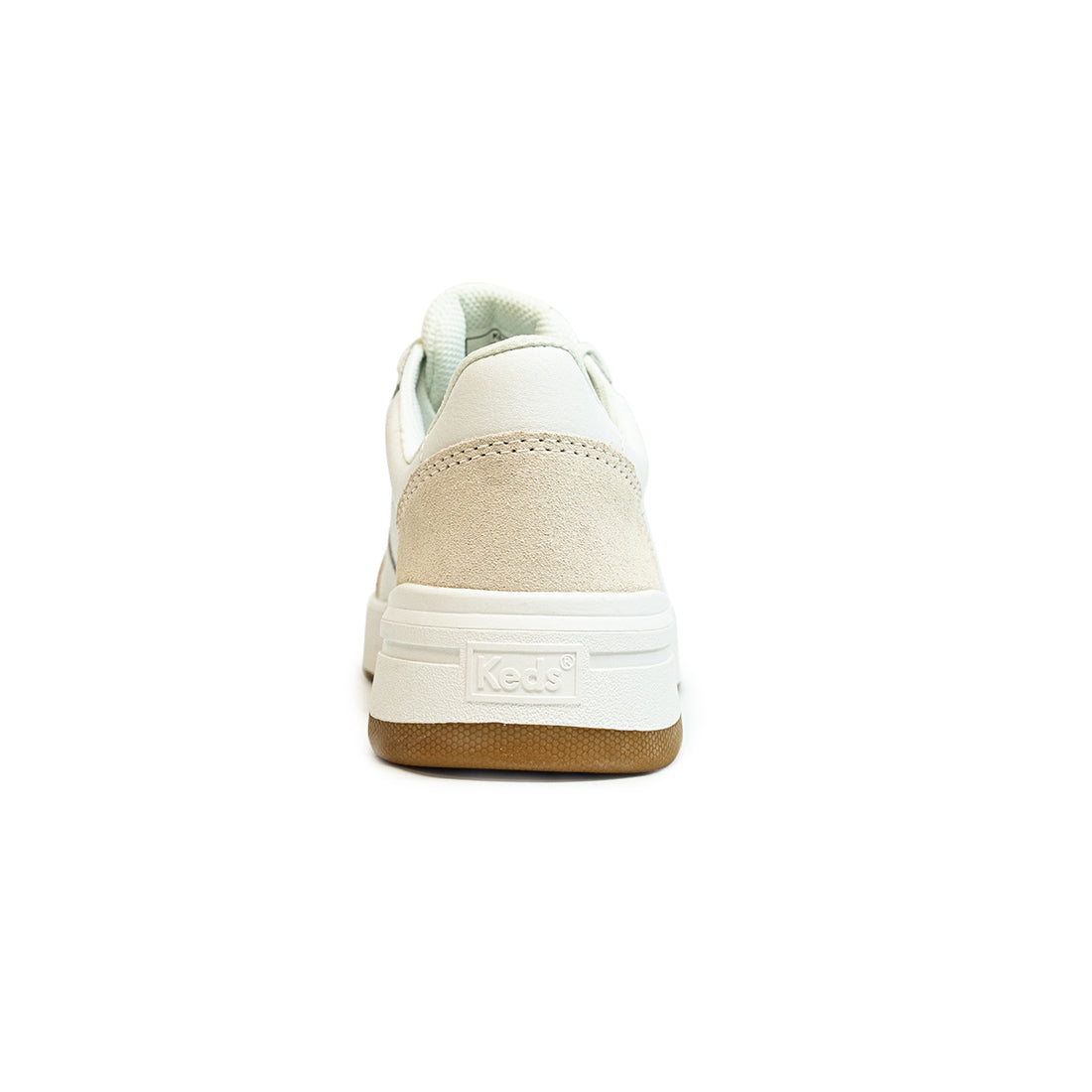 Keds Womens' The Court Leather Sneaker White/Gum (WH68225)