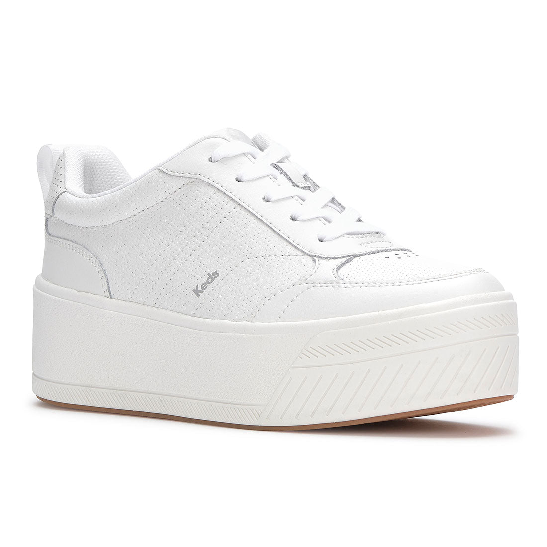 Keds Women's Skyler II Leather Mixed Texture White (WH68277-SKYII8110)