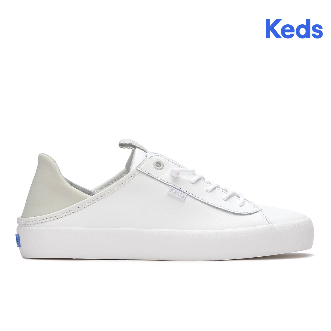 Keds Women's Kickback Crashback Leather White/Grey (WH68279)