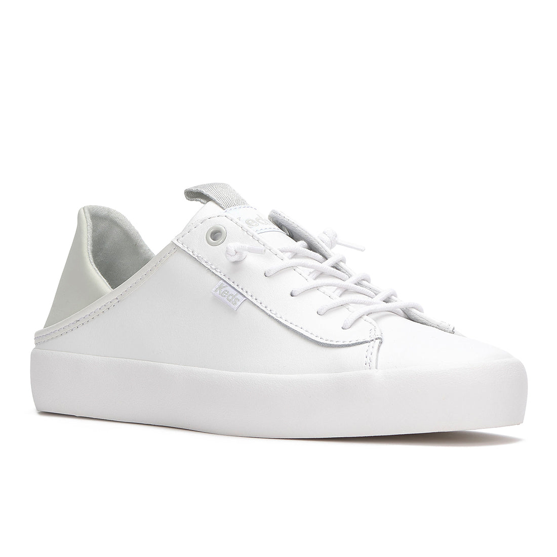 Keds Women's Kickback Crashback Leather White/Grey (WH68279)