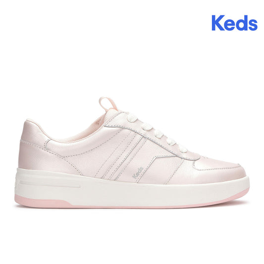 Keds Women's The Court II Pearlized Leather Sneaker Pearlized Pink (WH68489-CRTII8680)
