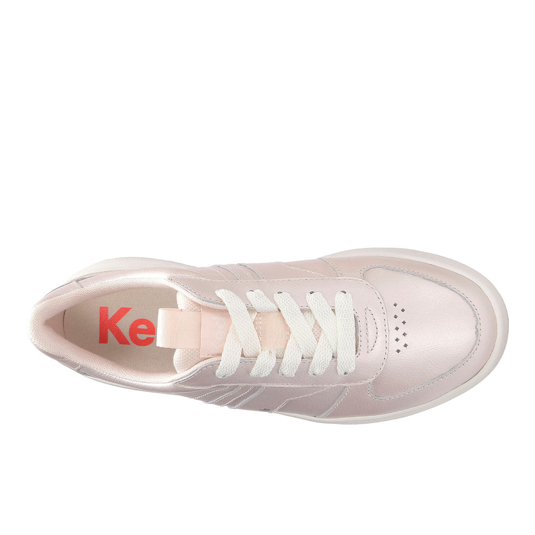 Keds Women's The Court II Pearlized Leather Sneaker Pearlized Pink (WH68489-CRTII8680)