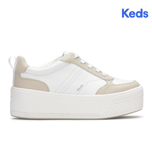 Keds Women's Skyler II Leather White/Beige (WH68605-SKYII6110)