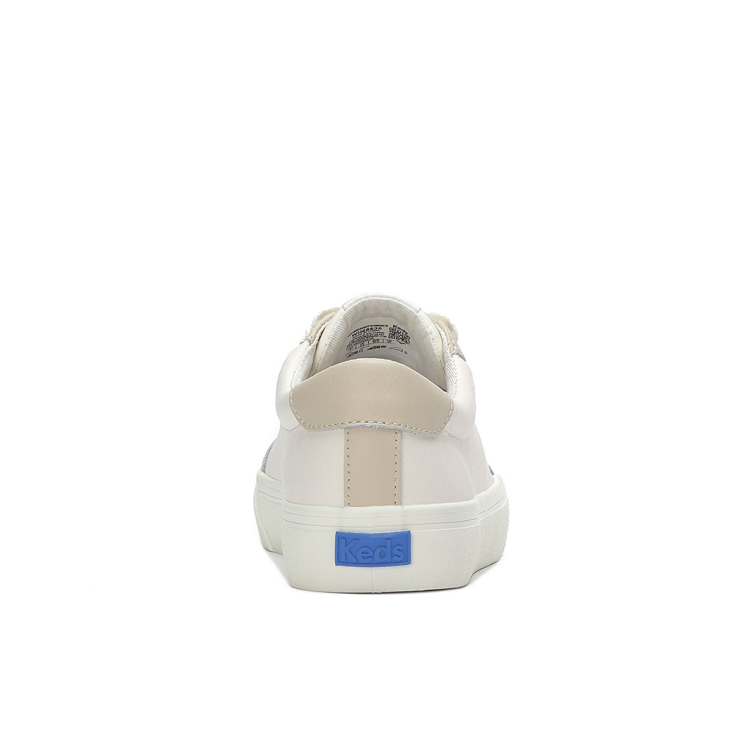 Keds Women's Jump Kick T-Toe Leather Sneaker Snow White/Oatmeal (WH68636-JKTOE6110)