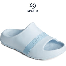 Load image into Gallery viewer, Sperry Women&#39;s Float Slide Logo Sandal Blue (STS88515)
