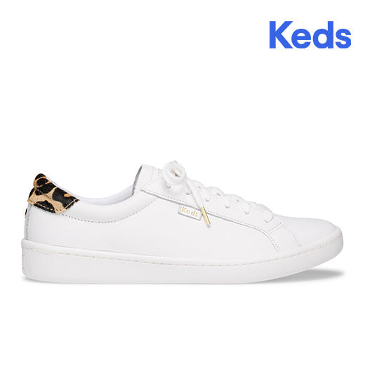 Keds Women's Ace KS Leather Leopard White (WH61641)