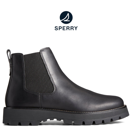 Sperry Women's Mountain Sider Chelsea Boots Black (STL25842)