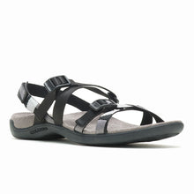 Load image into Gallery viewer, District 3 Backstrap Web-Black Womens Sandals Land
