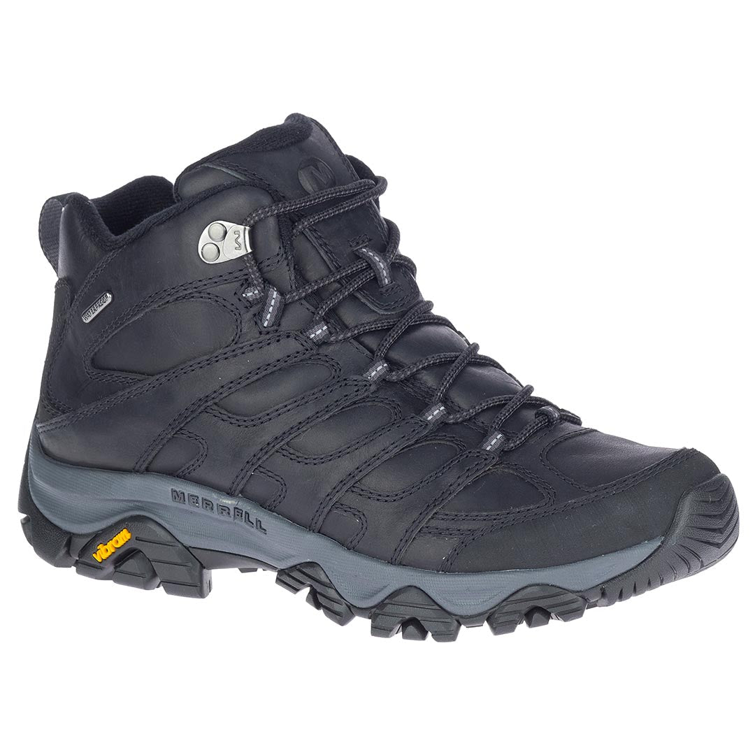 Merrell Moab 3 Prime Mid Waterproof - Black Men's Hiking Shoes