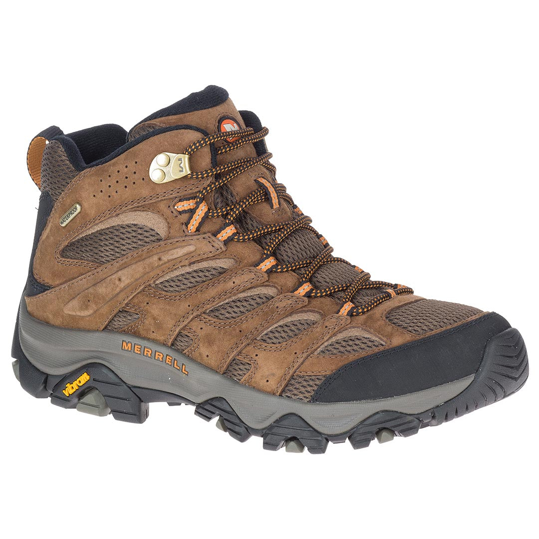 Merrell Moab 3 Mid Waterproof - Earth Men's Hiking Shoes
