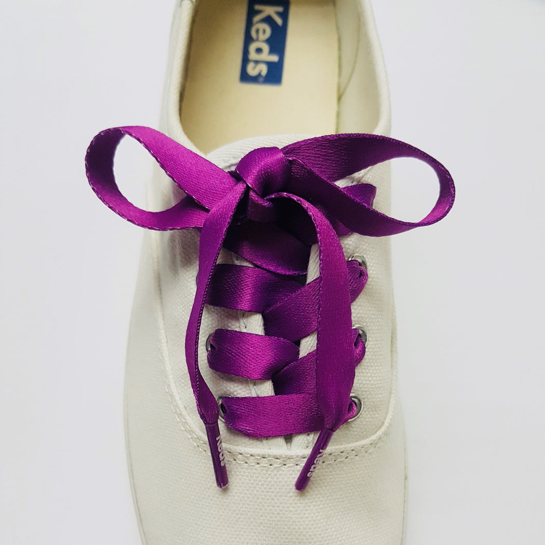 Keds Shoe Lace Solid Violet Hyacinth Violet