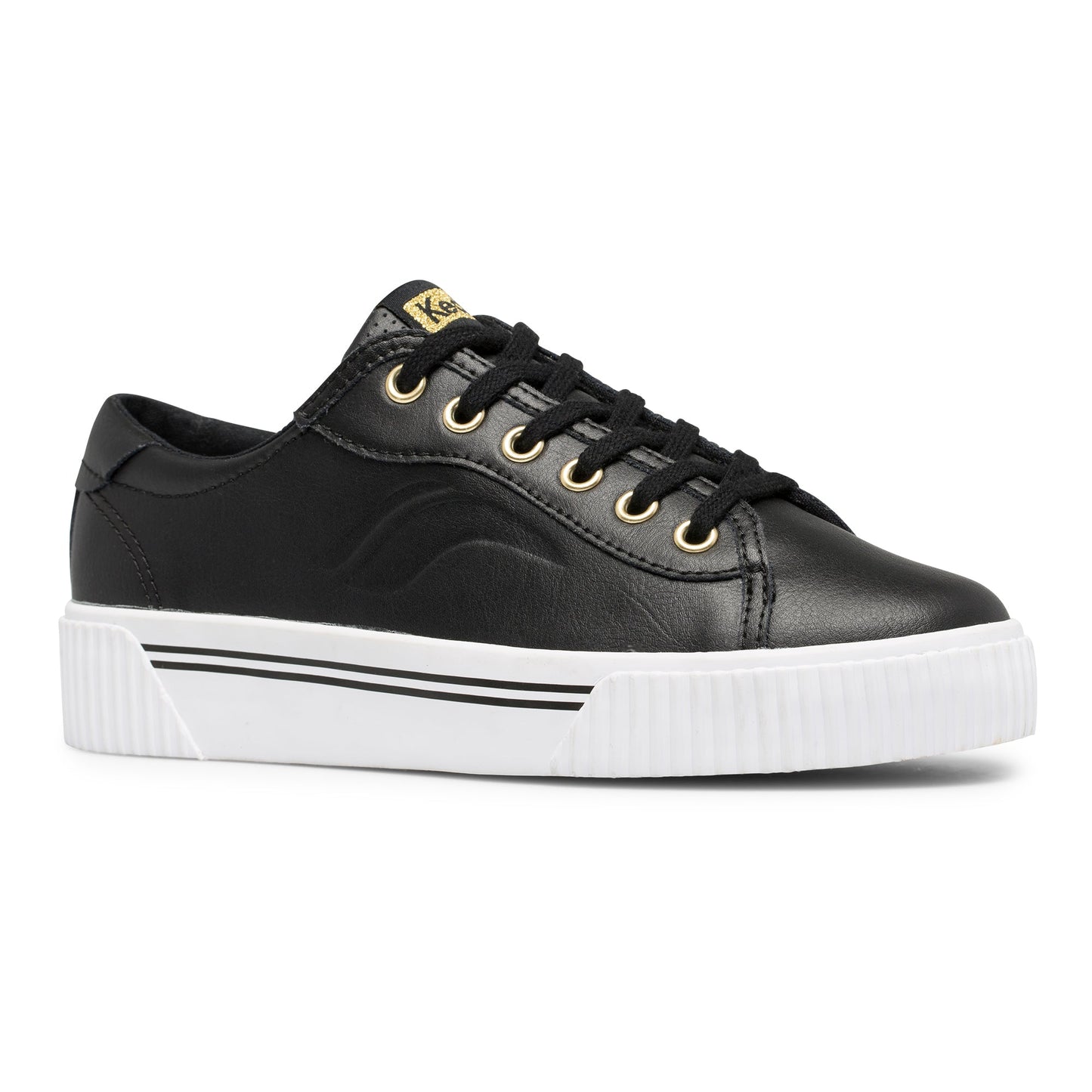 Keds Women's Crew Kick Alto Leather--Blk-Black WH64947