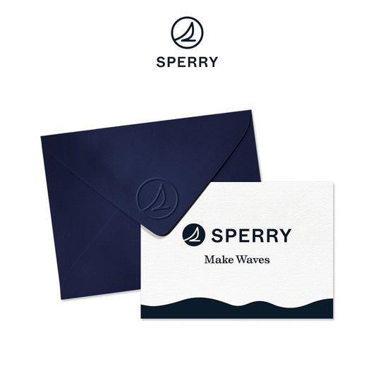 Sperry Gwp Greeting Card Set -Navy