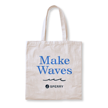 Load image into Gallery viewer, Sperry Limited Edition Make Waves Tote Bag (White)
