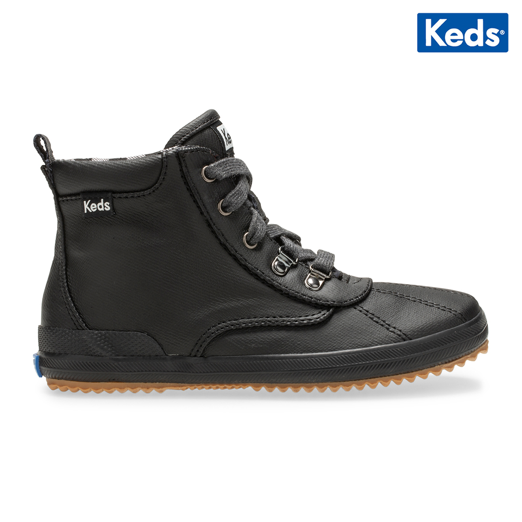 Kid's Scout Water-Resistant Boot Black | KK162079