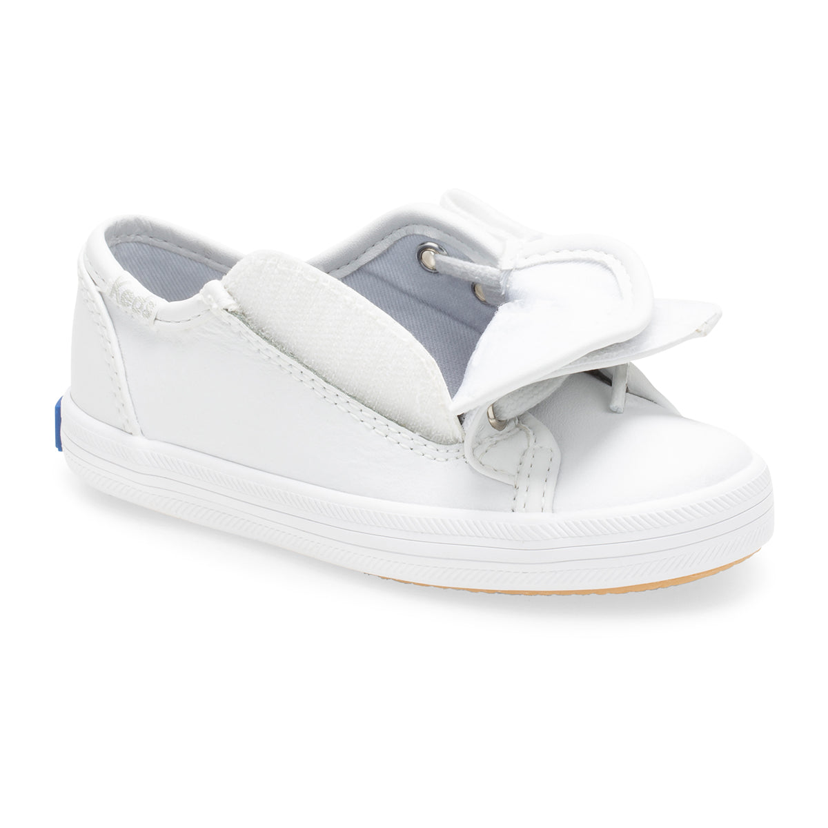 Keds Little Kid's Kickstart Jr. Leather Sneaker White | KL160526