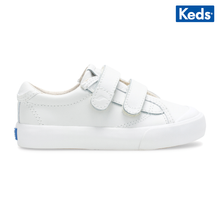 Load image into Gallery viewer, Kid&#39;s Crew Kick 75 2V Leather White | KL363090
