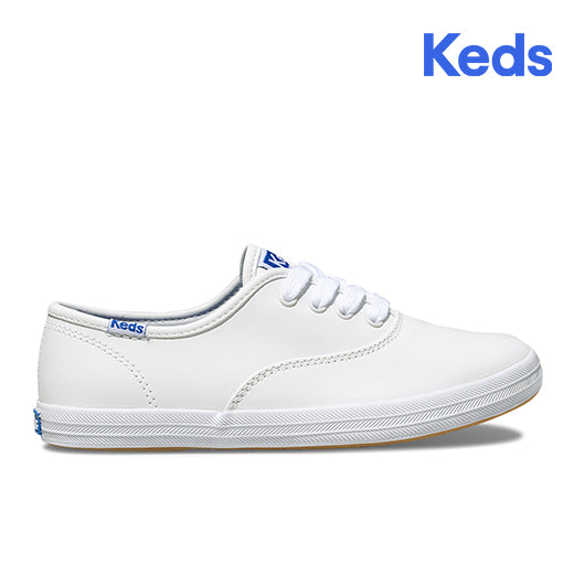Keds Women'S Champion Leather Cvo--White-Whte KY30060
