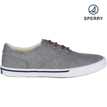 Load image into Gallery viewer, Sperry Men&#39;s Striper II Washed Sneaker -  Grey (STS17393)

