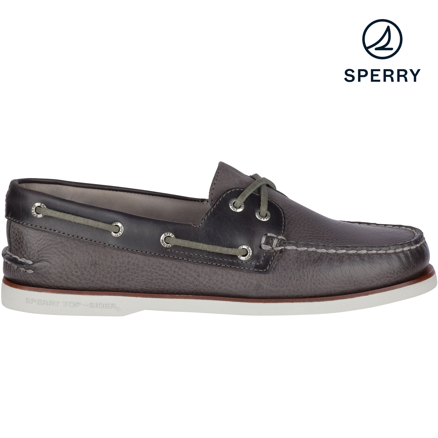Sperry Men's Gold Cup Authentic Original Rivingston Grey Boat Shoe (STS19321)