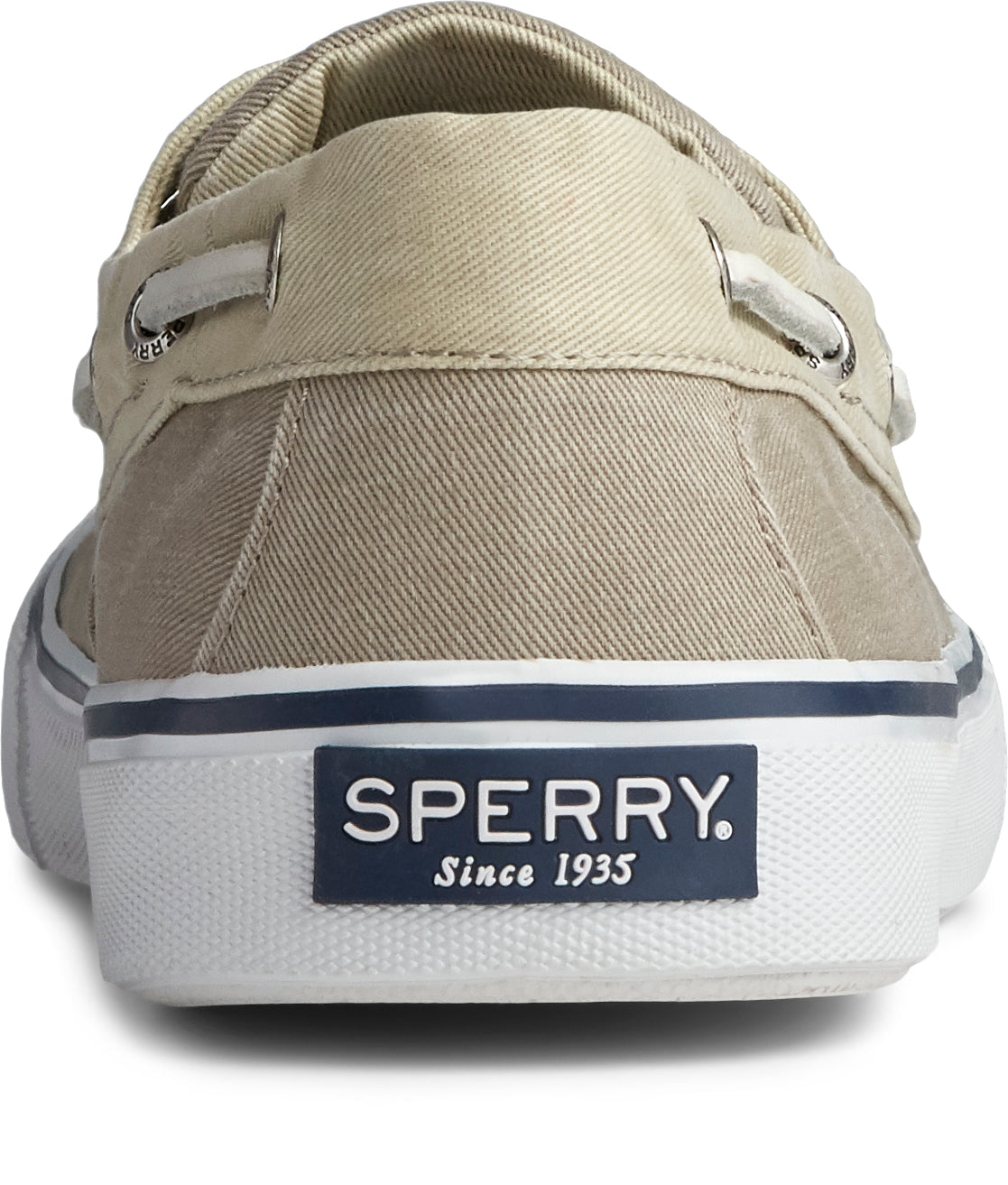 Sperry Men's Bahama II Salt Washed Sneaker -Oyster/Khaki (STS22019)