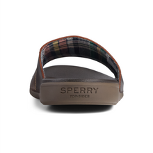Load image into Gallery viewer, Sperry Mens Plushwave Dock Slide Leather / Brown
