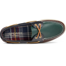 Load image into Gallery viewer, Sperry Men&#39;s Authentic Original Tri-Tone Boat Shoe - Brown/Olive (STS22677)
