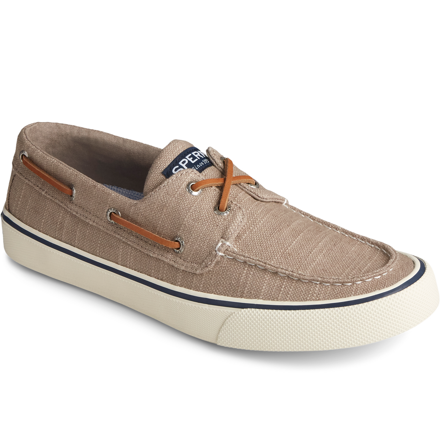 Sperry Men's Bahama II Baja Linen Taupe STS230490