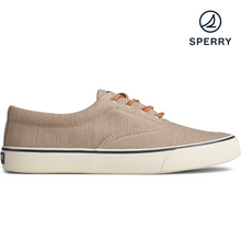 Load image into Gallery viewer, Sperry Men&#39;s Striper II Baja Linen Sneaker - Taupe (STS23058)
