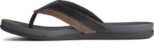 Load image into Gallery viewer, Sperry Men&#39;s PLUSHWAVE Dock Thong Black
