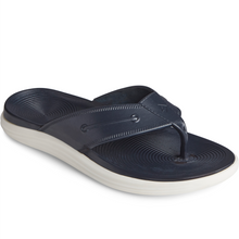 Load image into Gallery viewer, Sperry Men&#39;s Windward Float Flip Flop Sandal - Navy (STS23497)
